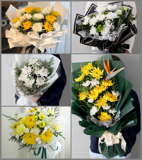云南文山州马关县坡脚镇白事花束代送